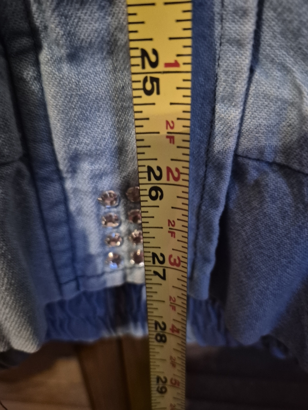 Vintage Mari-Lyn Light Blue Denim Bomber Jacket USA - Picture 8 of 11